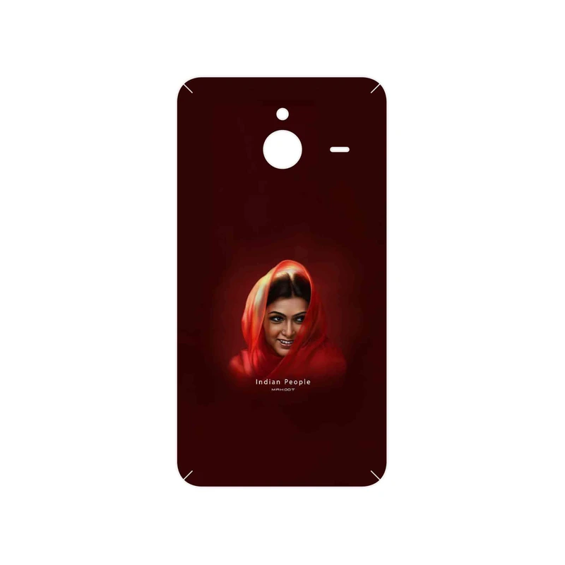 برچسب پوششی ماهوت مدل Portrait of an Indian Woman مناسب برای گوشی موبایل مایکروسافت Lumia 640 XL