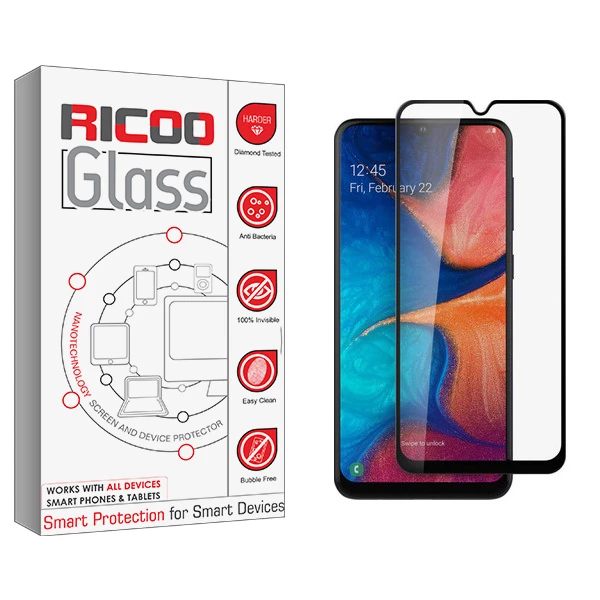 محافظ صفحه نمایش ریکوو مدل +HD مناسب برای گوشی موبایل سامسونگ Galaxy A20