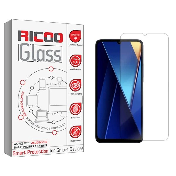 محافظ صفحه نمایش ریکو مدل RiC2 مناسب برای گوشی موبایل شیائومی Poco C65