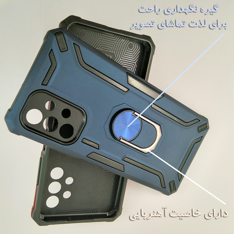 کاور مدل btm مناسب برای گوشی موبایل سامسونگ Galaxy A32 5G به همراه محافظ صفحه نمایش مجموعه 2 عددی