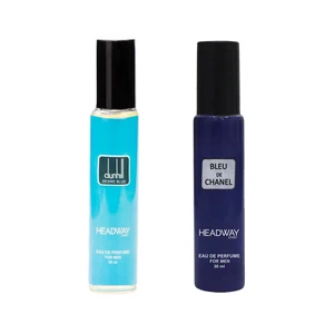 عطر جیبی مردانه هدوی استوری مدل بلو شنل و دانهیل دیزایر بلو حجم 30 میلی لیتر مجموعه 2 عددی