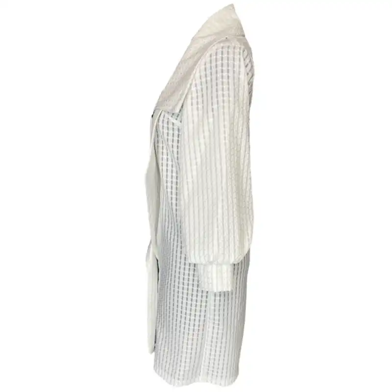 مانتو زنانه مدل حصیری دو یقه کد 2075