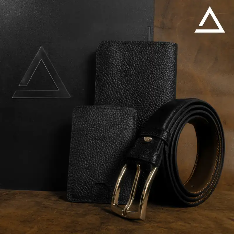 ست هدیه چرم آراهمراه مدل ARASET34