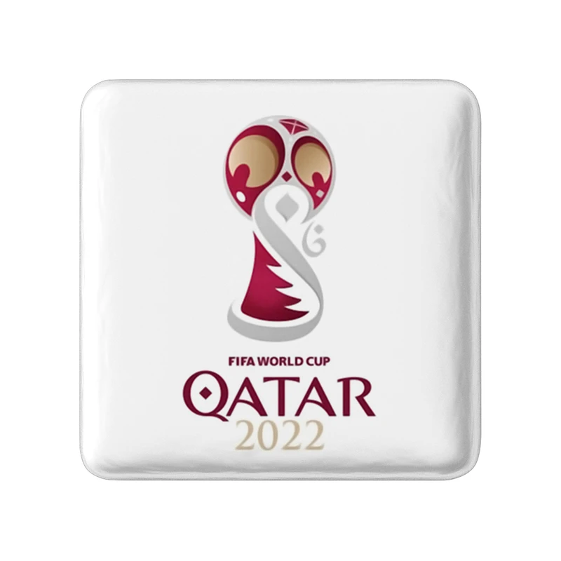 مگنت خندالو طرح جام جهانی  مدل مربعی کد 20721