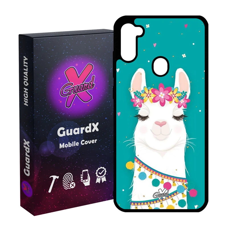 کاور گارد ایکس طرح Llama مدل Glass10017 مناسب برای گوشی موبایل سامسونگ Galaxy A11 / M11