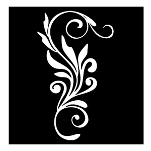 شابلون باتیس آرت طرح گل کد 436