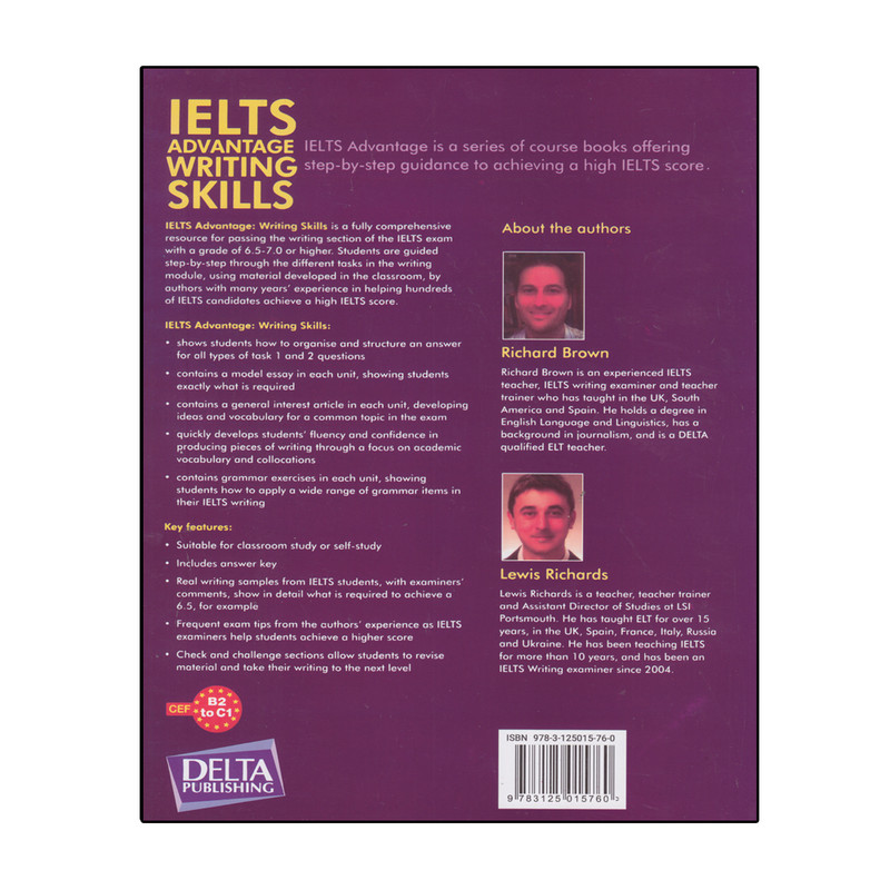 کتاب IELTS Advantage Writing Skills اثر Richard Brown And Lewis Richards انتشارات الوندپویان
