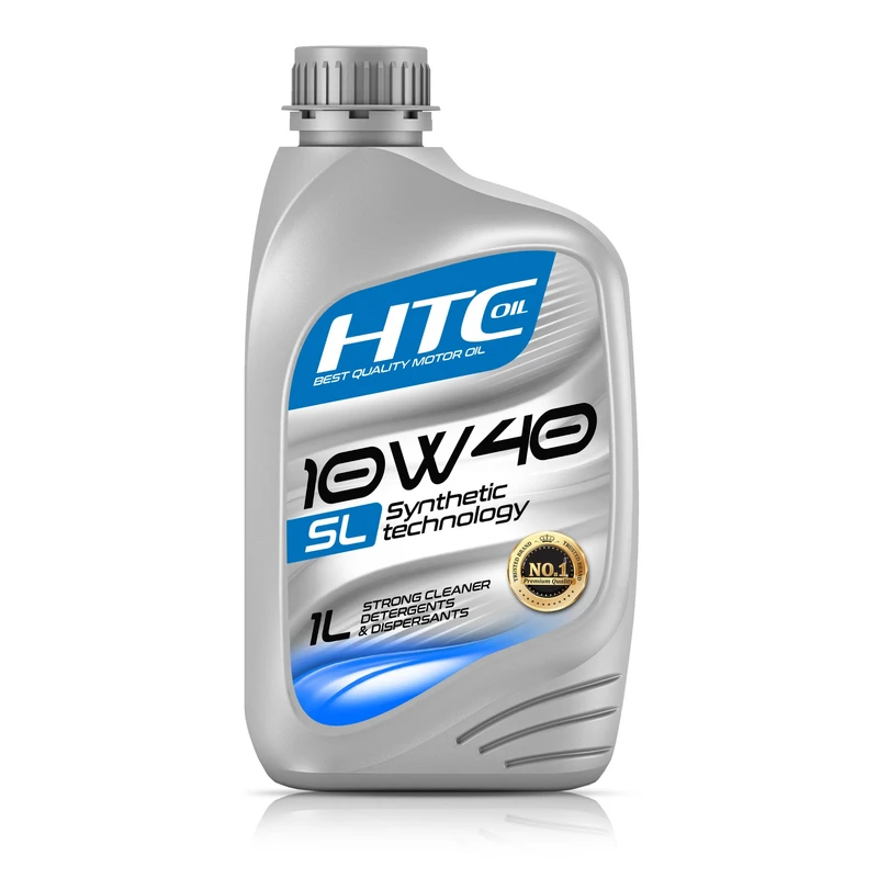 روغن موتور سیکلت نیمه سنتتیک اچ تی سی اویل مدل SL 10W-40 حجم 1 لیتر