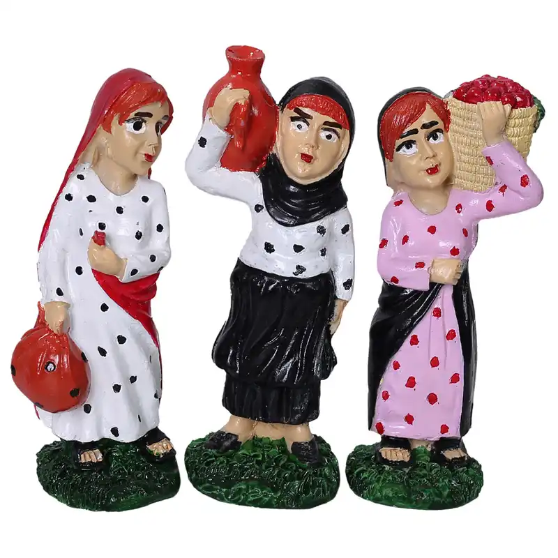 مجسمه لیلپار طرح دختر جنوبی مدل TRS-0010 مجموعه سه عددی