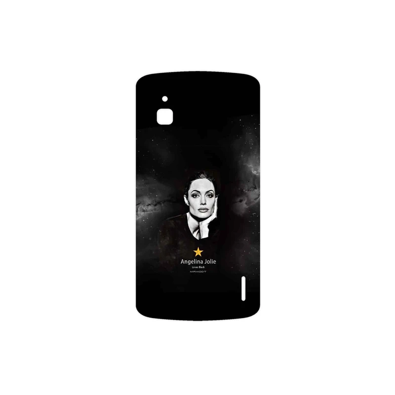 برچسب پوششی ماهوت مدل Angelina Jolie مناسب برای گوشی موبایل گوگل Nexus 4