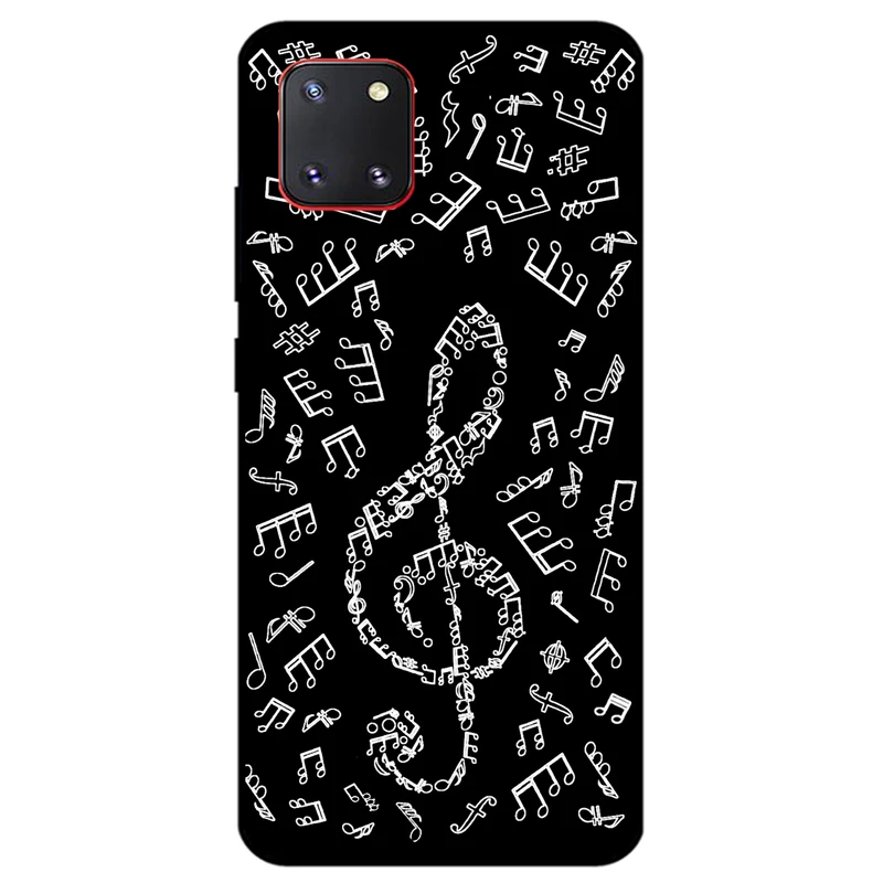 کاور مگافون طرح نوت موسیقی مدل 1370 مناسب برای گوشی موبایل سامسونگ Galaxy Note 10 Lite   