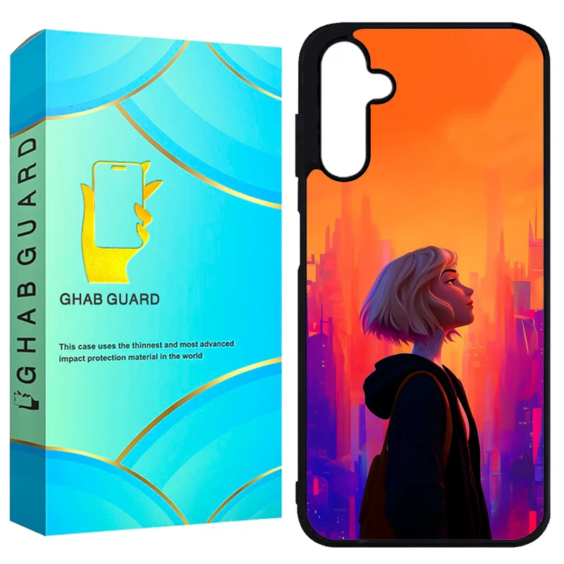 کاور قاب گارد طرح دختر مدل GCHPA25 مناسب برای گوشی موبایل سامسونگ Galaxy A25