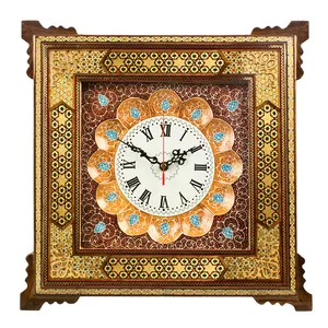 ساعت دیواری خاتم کاری کد 40-10