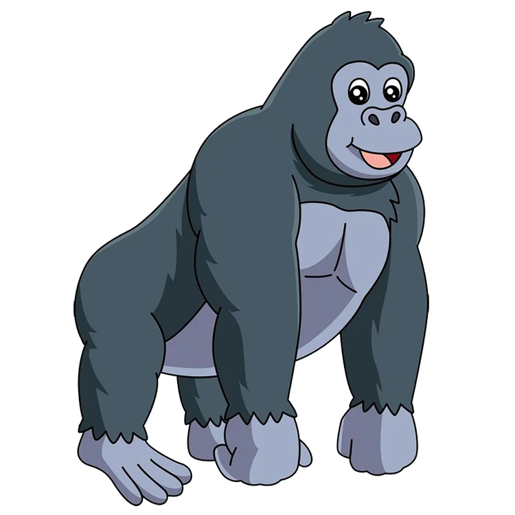 استیکر پارچه و لباس پاد آفرین مدل گوریل کد DKST612