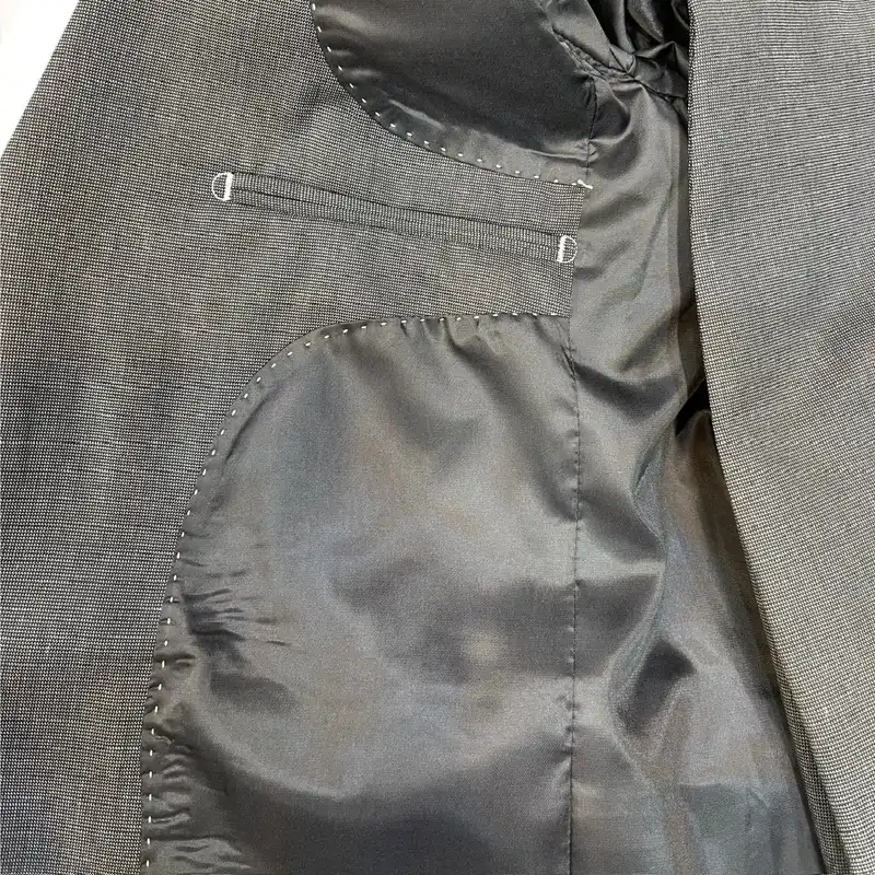 کت و شلوار مردانه مدل فاستونی خاویاری رنگ طوسی