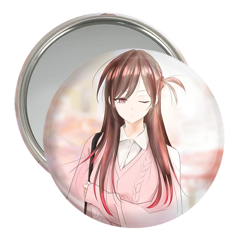 آینه جیبی خندالو مدل چیزورو انیمه کانوجواوکاری  کد 18215