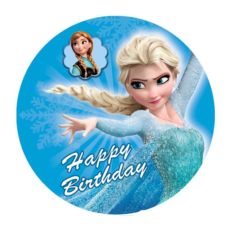 بنر تم تولد طرح فروزن  کد B-SED_3383