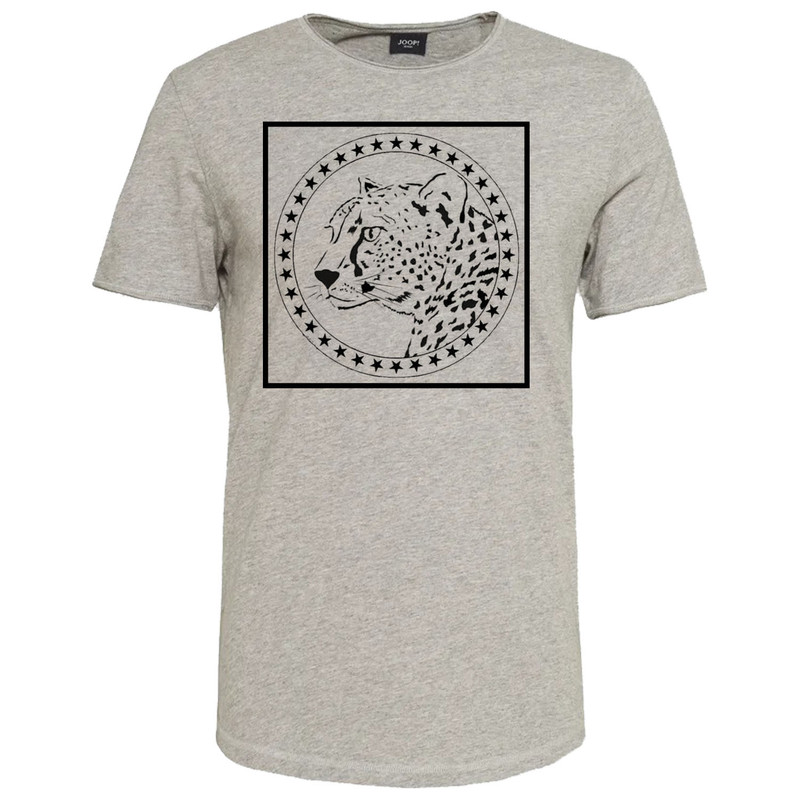 تیشرت آستین کوتاه مردانه مدل M200 رنگ طوسی