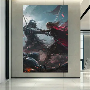  پوستر طرح شوالیه مدل مبارزه کد PD130143