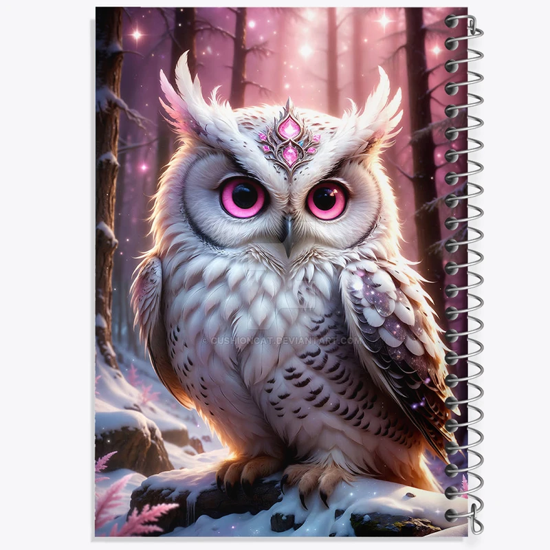 دفتر نقاشی 50 برگ خندالو طرح جغد کد N1966