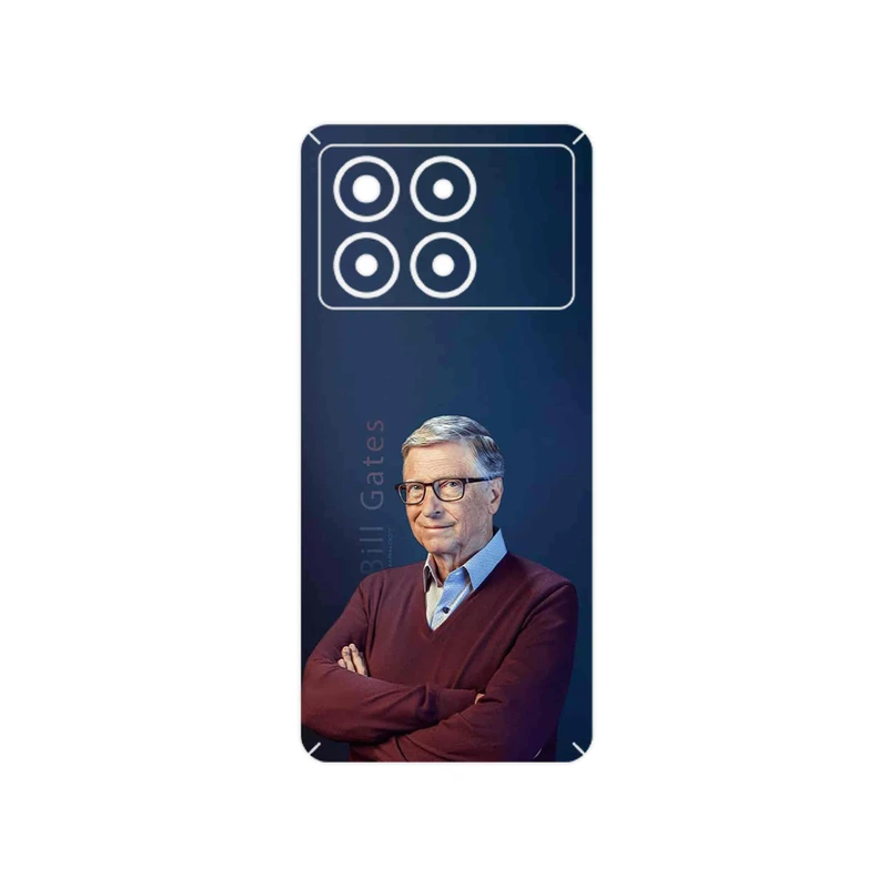 برچسب پوششی ماهوت مدل Bill_Gates مناسب برای گوشی موبایل شیائومی Poco X6 Pro