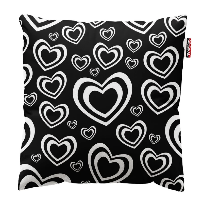 کوسن پاد آفرین طرح قلب کد 4959 سایز 30*30 سانتی متر
