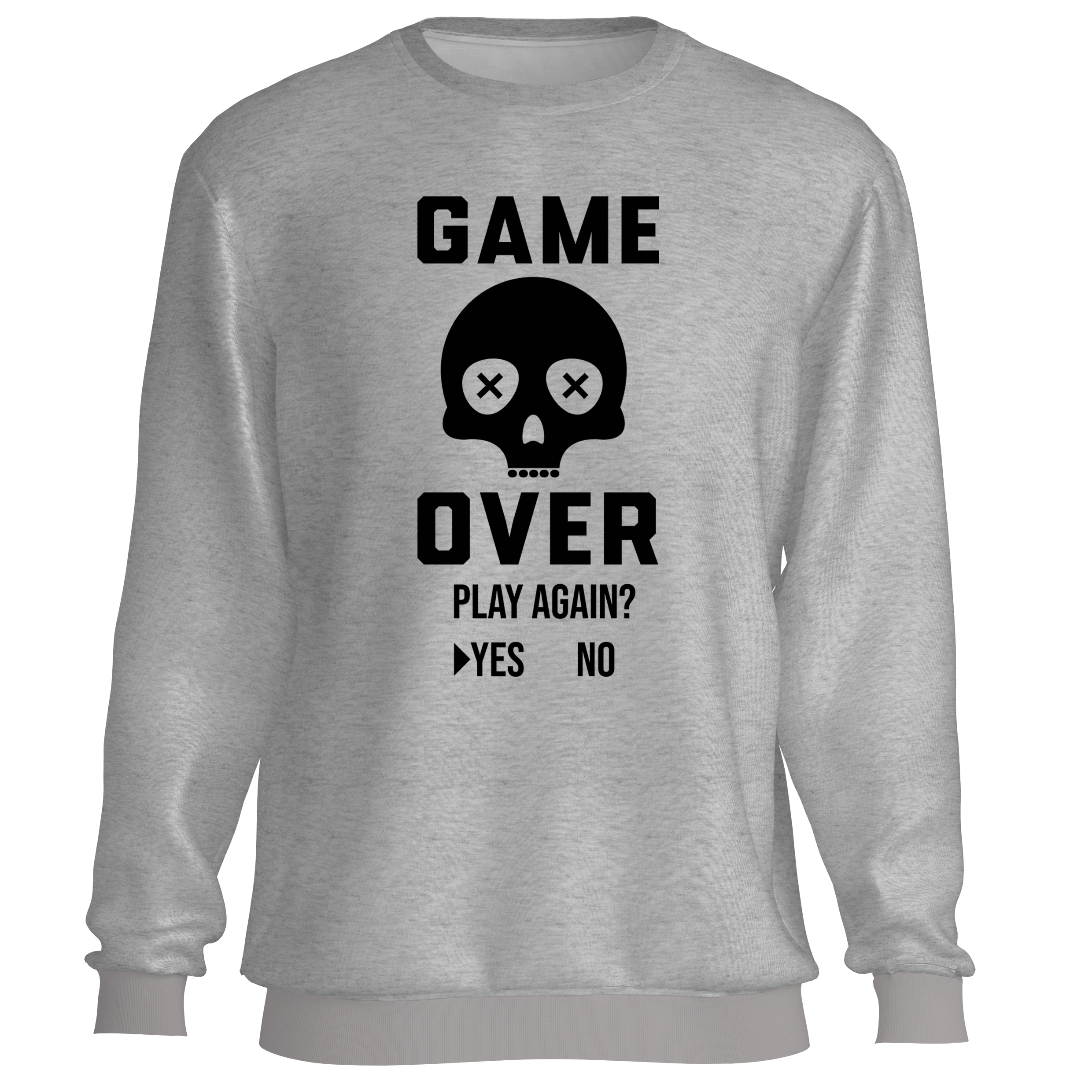 سویشرت مردانه طرح GAME OVER مدل G012G