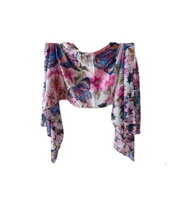 شال زنانه مدل ابریشم کد 384