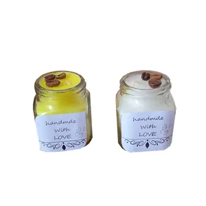 شمع دست ساز مدل دکوری مجموعه دو عددی