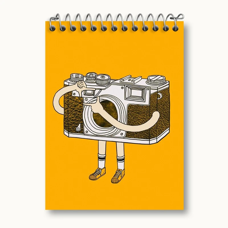 دفتر یادداشت 50 برگ خندالو مدل دوربین کد 1702