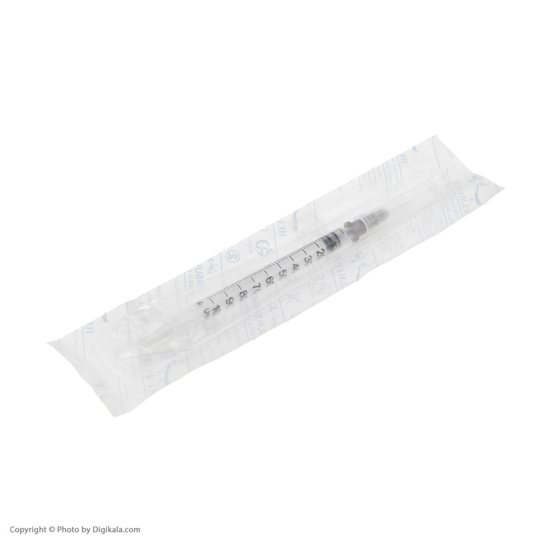 سرنگ 1 سی سی انسولین حلما طب مدل لوئر اسلیپ بسته 60 عددی