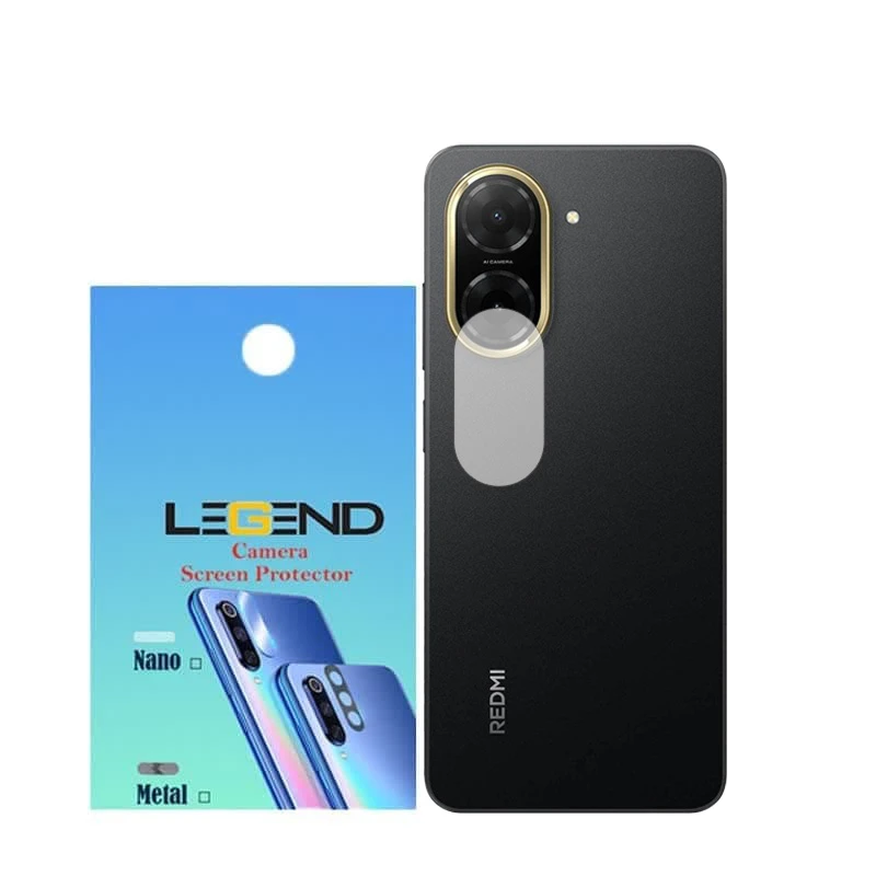 محافظ لنز دوربین شیشه‌ای لجند مدل نانوگلس مناسب برای گوشی موبایل شیائومی Redmi A5