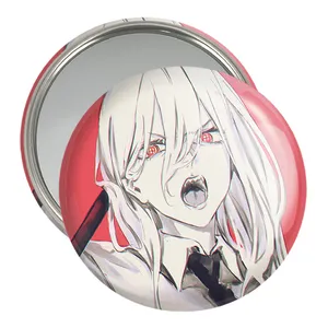 آینه جیبی خندالو مدل پاور انیمه مرد اره ای Chainsaw Man  کد 17842
