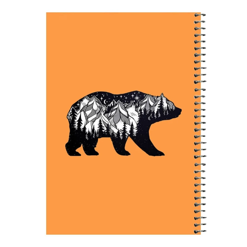 دفتر مشق 80 برگ اس جی مدل خرس کد۱   