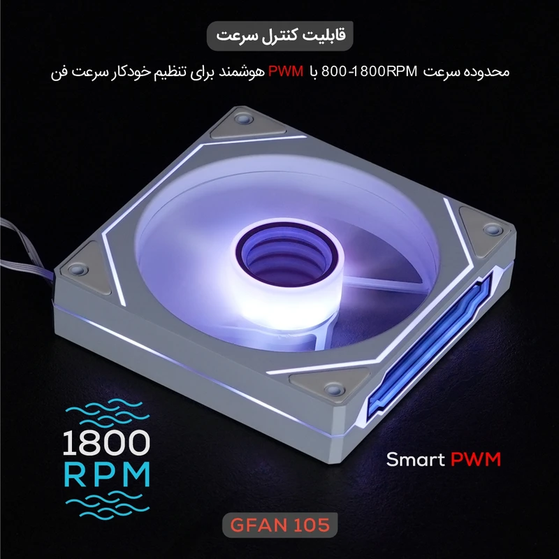 عکس شماره 2 : فن کیس تسکو مدل gfan 105 skadi lux