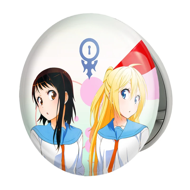 آینه جیبی خندالو طرح اونودرا انیمه عشق دروغین مدل تاشو کد 17210 