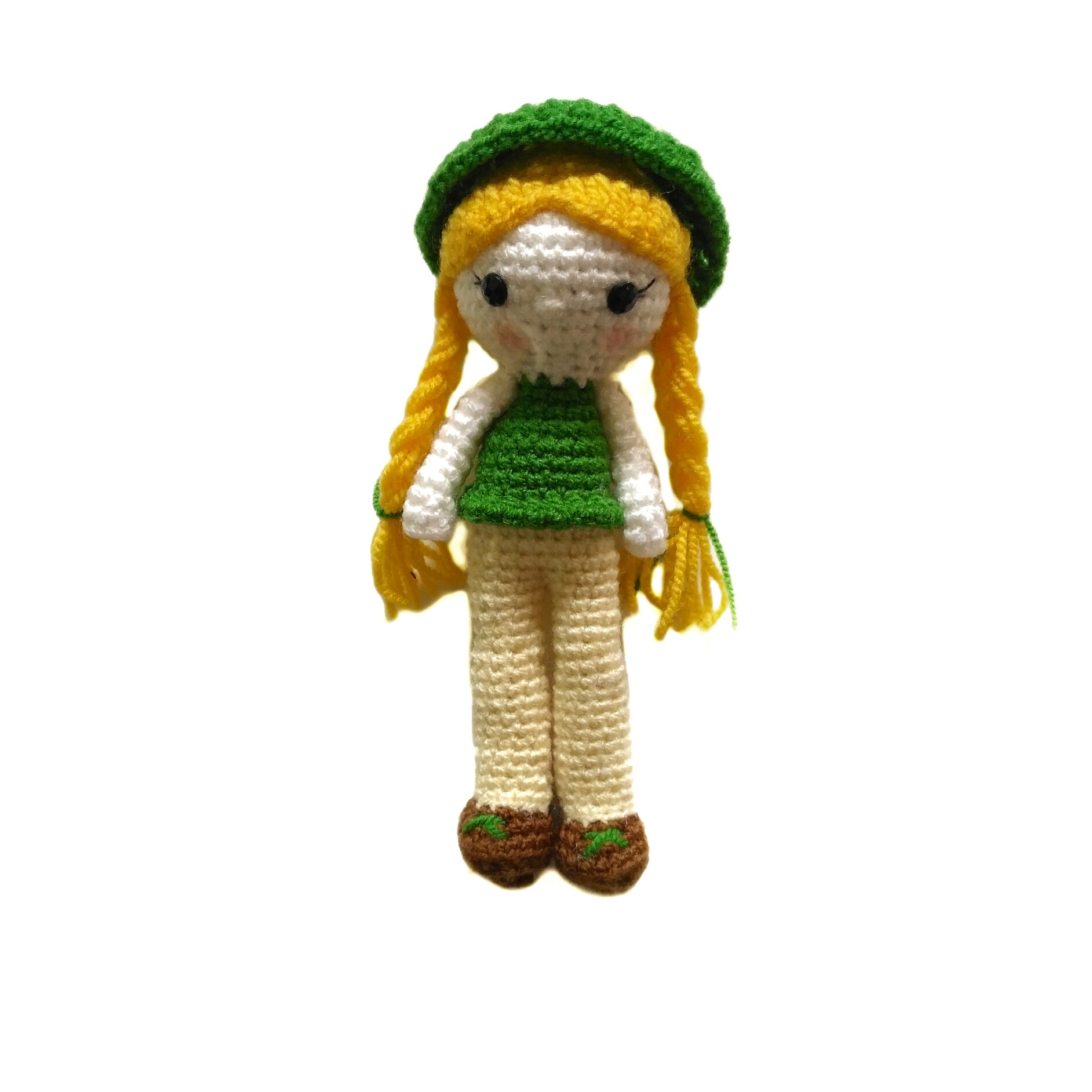 عروسک بافتنی مدل دختر اسپرت