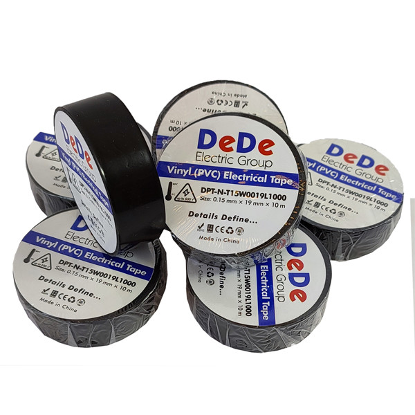چسب برق ده ده الکتریک گروپ مدل DPT-N-T15W0019L1000-BK چسب برق ده ده الکتریک گروپ مدل DPT-N-T15W0019L1000-BK