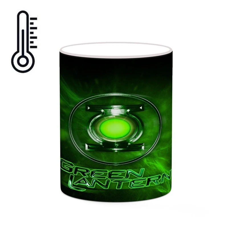 ماگ حرارتی کاکتی مدل گرین لنترن Green Lantern کد mgh38801