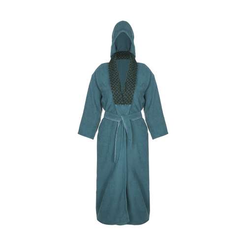 حوله پالتویی گلبافت طلایی کد 02  سایز 120