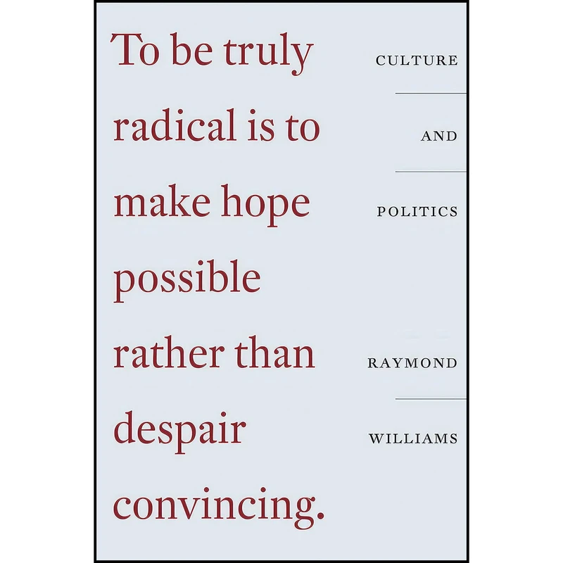 کتاب Culture and Politics اثر Raymond Williams and Philip OBrien انتشارات Verso