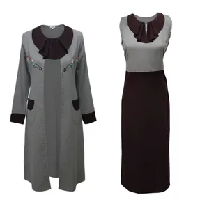 ست رویه و سارافون رسمی زنانه مدل تنپوش دو تکه سینو 356CZCZCZ