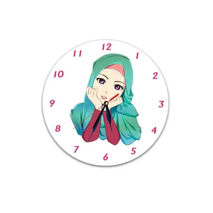 ساعت دیواری مدل دخترک کد 20