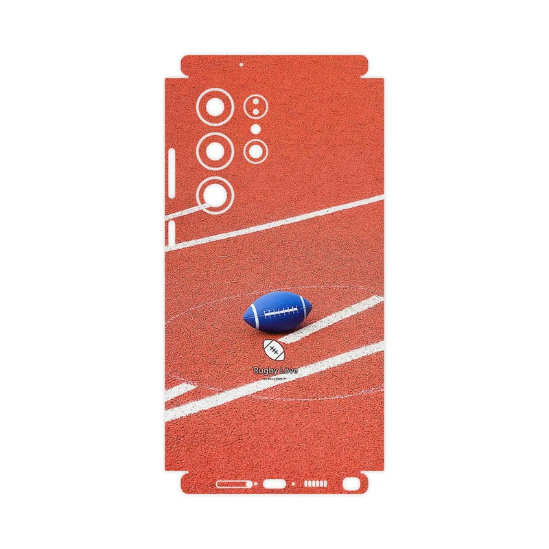 برچسب پوششی ماهوت مدل Rugby football-FullSkin مناسب برای گوشی موبایل سامسونگ Galaxy S23 Ultra