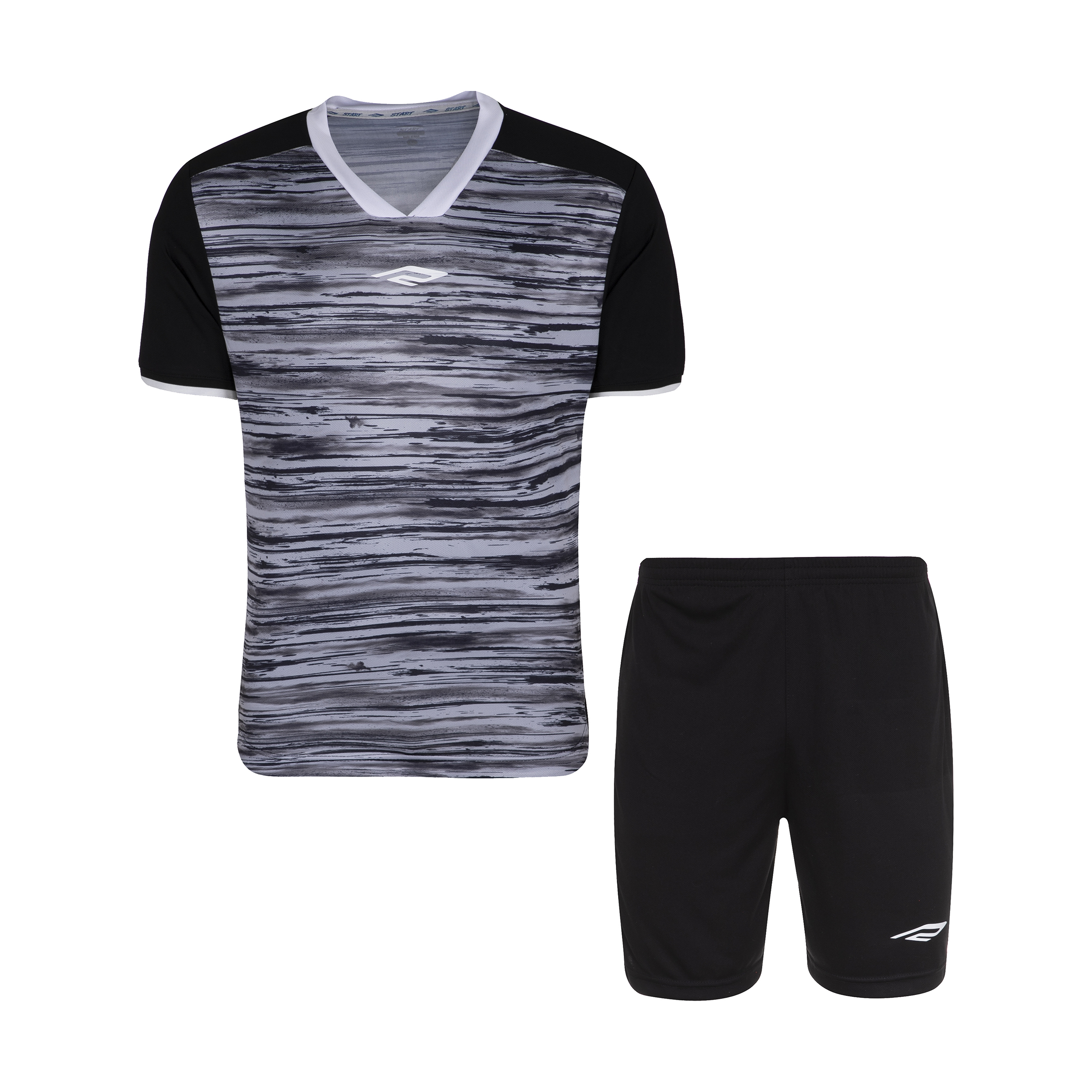 ست تی شرت و شلوارک ورزشی مردانه استارت مدل F1012-3