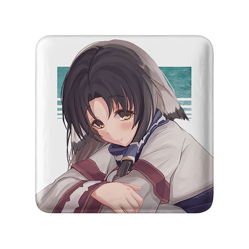 مگنت خندالو طرح بازی Utawarerumono مدل مربعی کد 35388