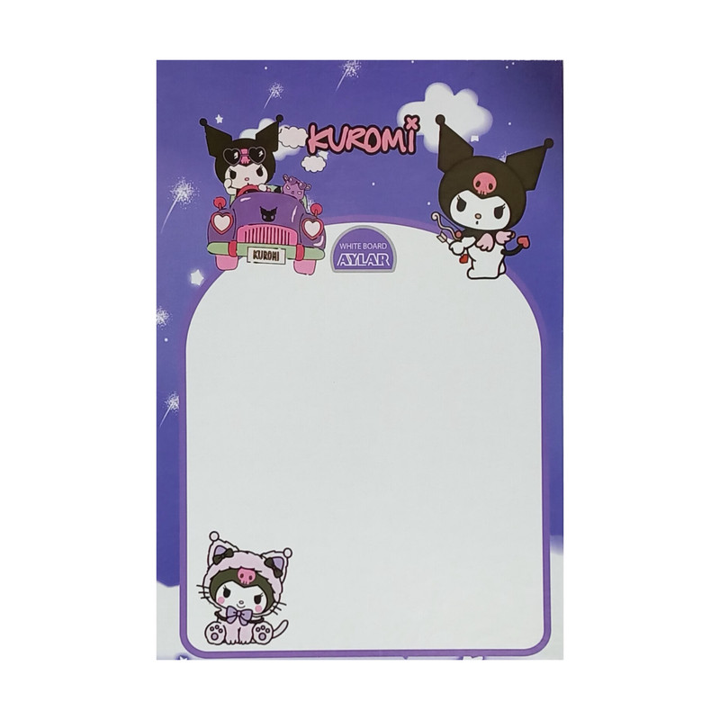 تخته وایت برد آیلار مدل آموزشی الفبا طرح کرومی 2 سایز 30*20 سانتی متر