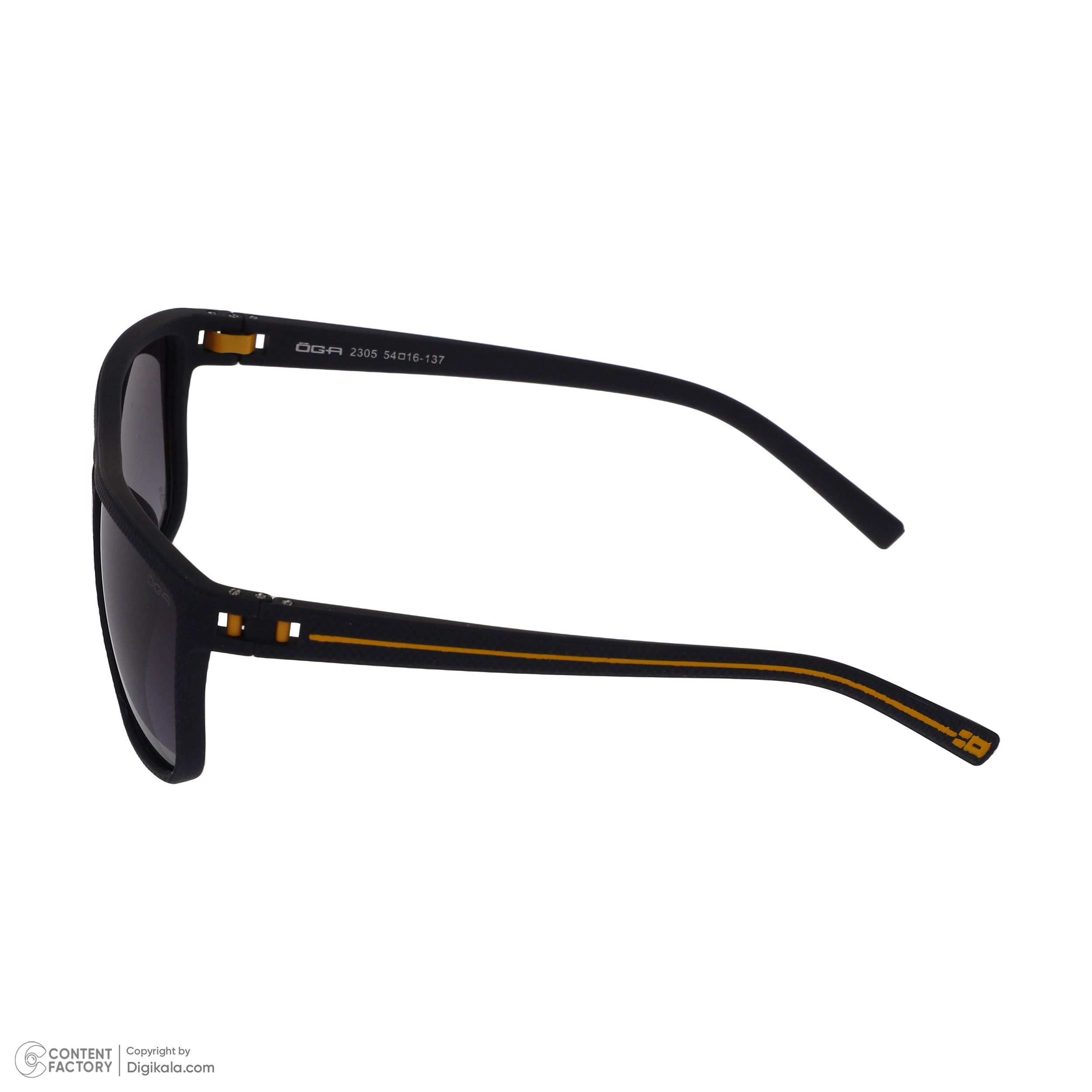 عینک آفتابی مردانه اوگا مدل 2305-NAVYBLUE-YELLOW -  - 5