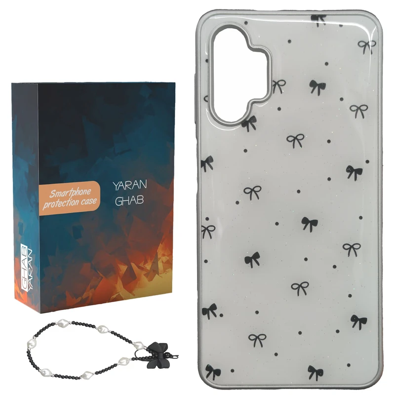 کاور قاب یاران مدل papion مناسب برای گوشی موبایل سامسونگ Galaxy A13 4G به همراه بنداویز