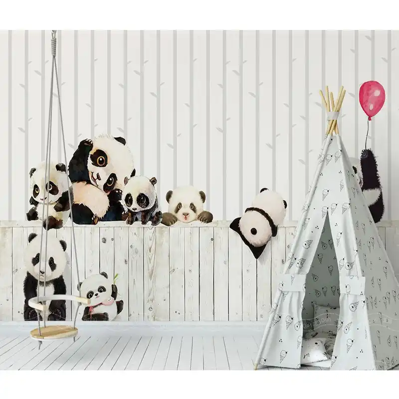 پوستر دیواری سه بعدی مدل خرس پاندا کد KA040